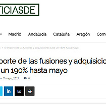 El importe de las fusiones y adquisiciones sube un 190% hasta mayo